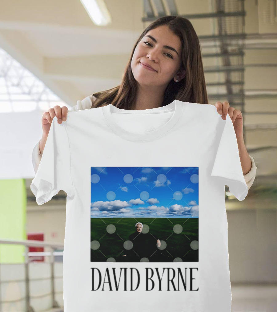 David Byrne Musician Scenic Landscape T-Shirt