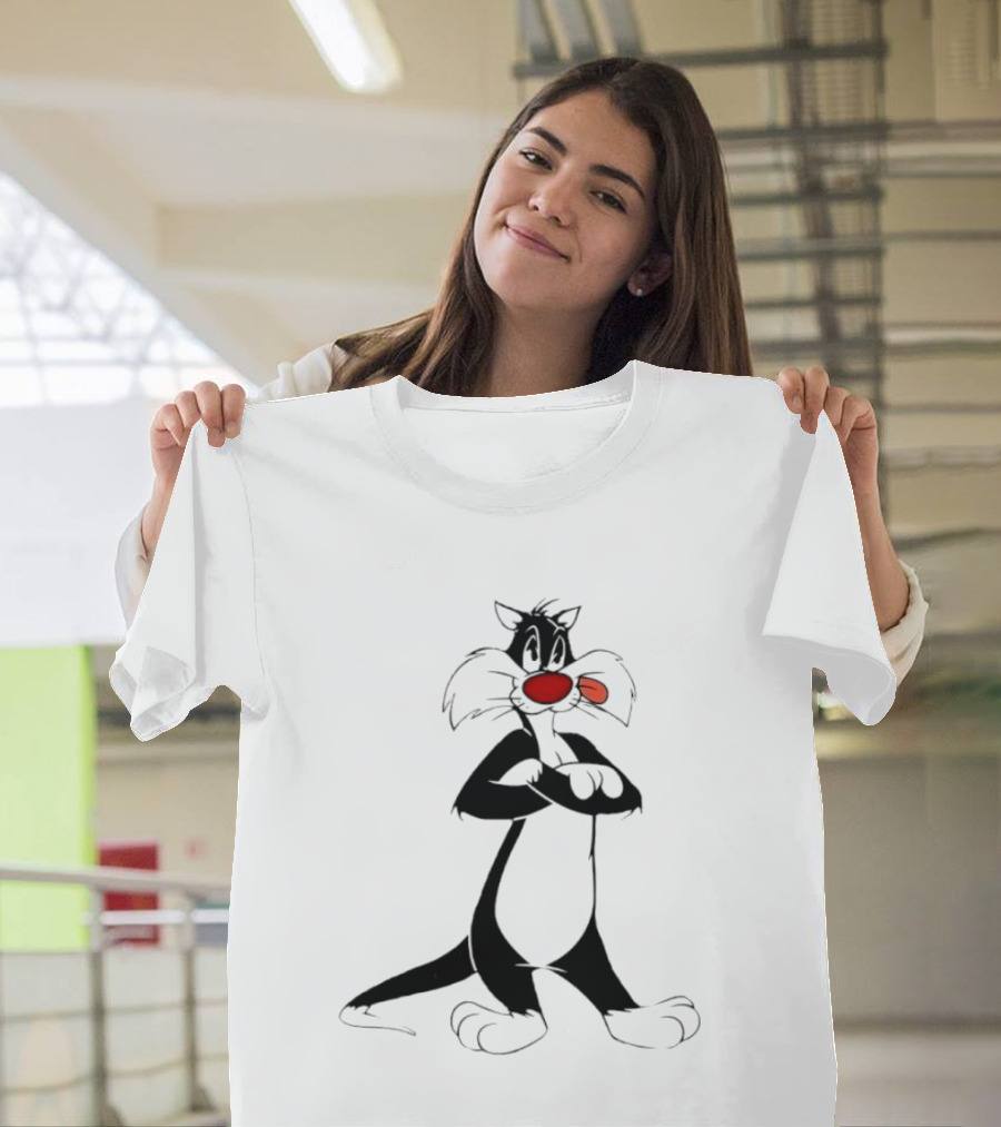 Sylvester The Cat Looney Tunes Warner Bros T-Shirt