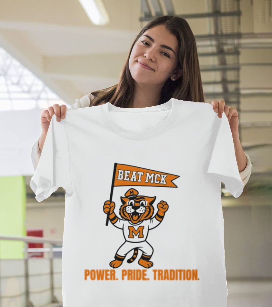 Beat McK Massillon Tigers Football Power Pride Tradition T-Shirt