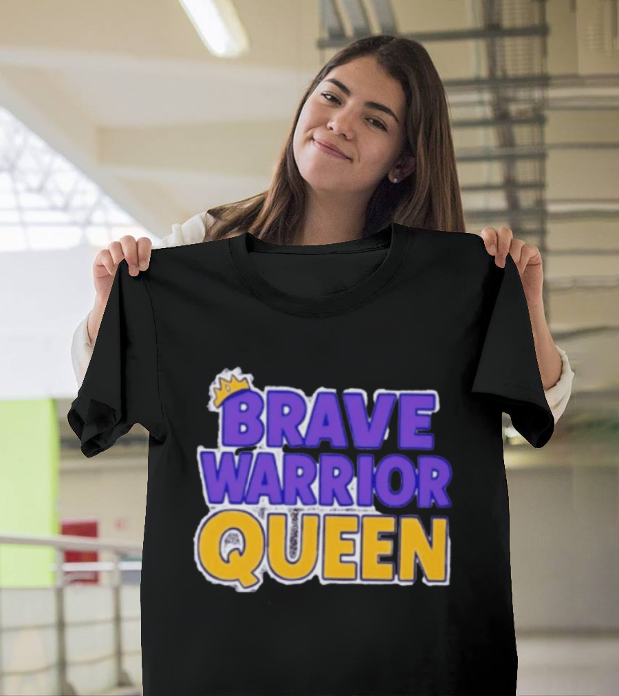 Brave Warrior Queen Crowned T-Shirt