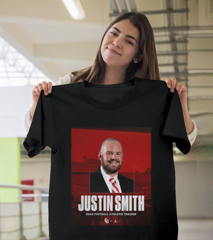 Justin Smith Oklahoma Head Football Athletic Trainer OU T-Shirt
