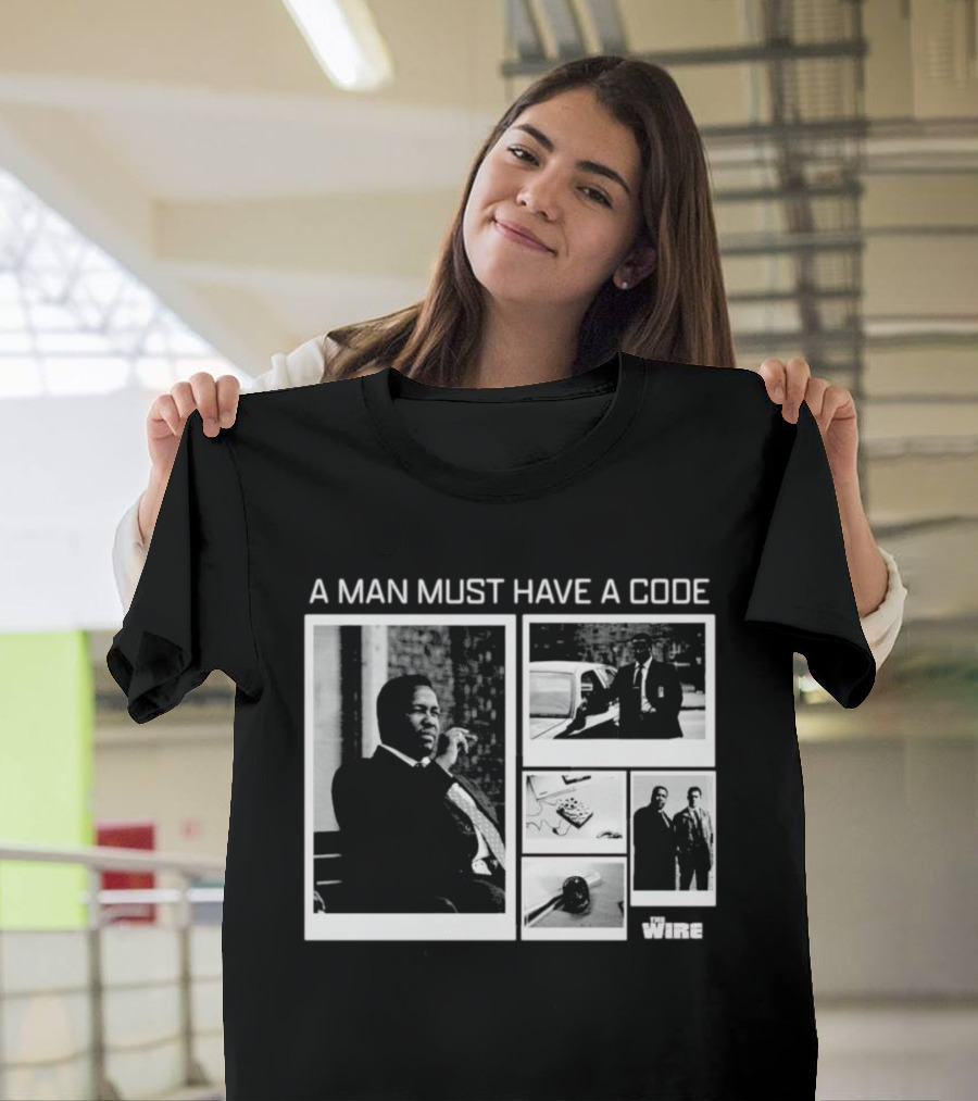 A Man Must Have A Code The Wire Oversized T-Shirt