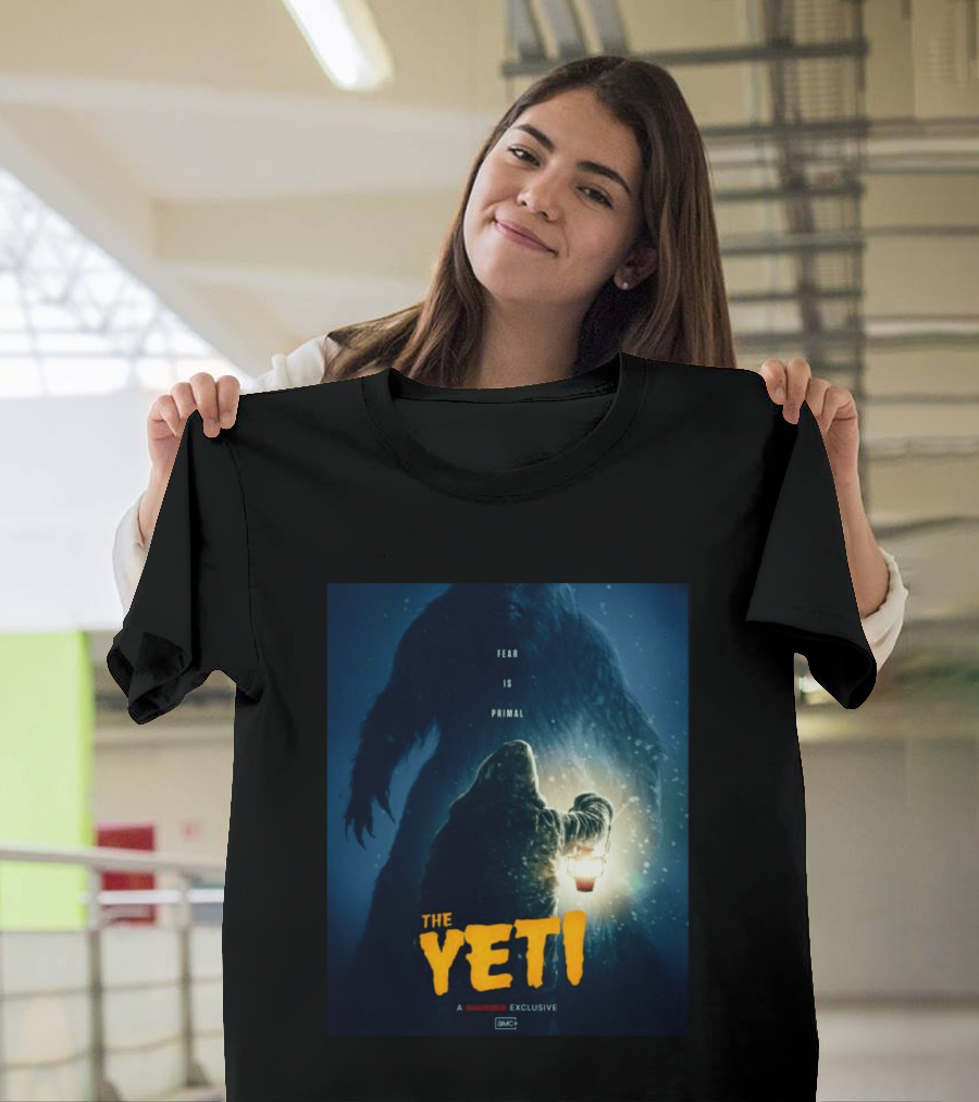 Fear Is Primal The Yeti A Shudder Exclusive AMC Lantern Shadowy Figure T-Shirt