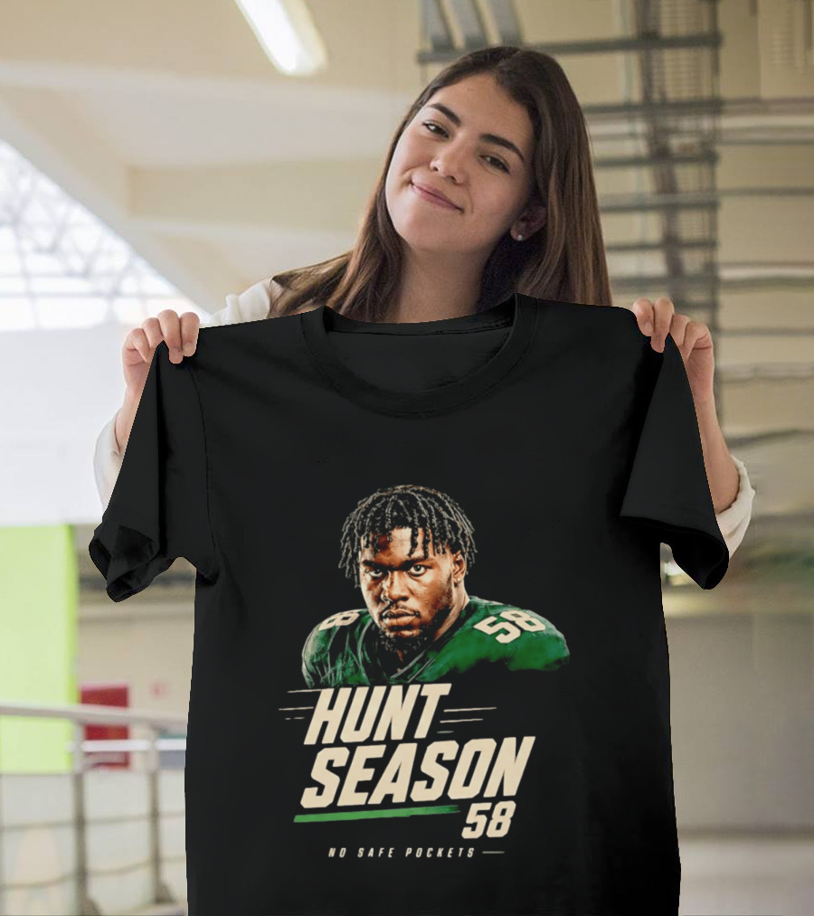 Nolan Smith Hunt Season 58 No Safe Pockets Philadelphia Eagles T-Shirt