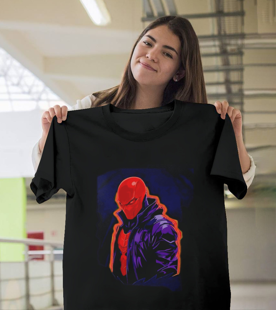 Red Hood Jason Todd DC Comics Vigilante Masked Hero T-Shirt