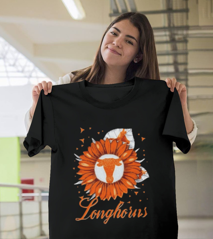 Sunflower Texas Longhorns Football Longhorns T-Shirt