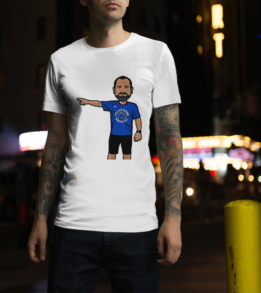 Dallas Wings Basketball Coach Jose Fernandez Classic Nike T-Shirt