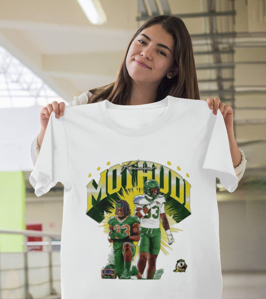 Kamar Mothudi Oregon Ducks Linebacker 33 Football Player T-Shirt