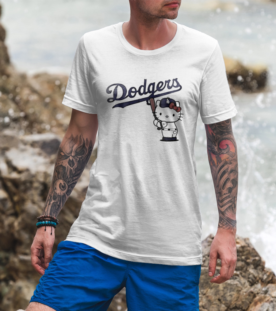 Dodgers Hello Kitty Baseball Collaboration 2026 T-Shirt