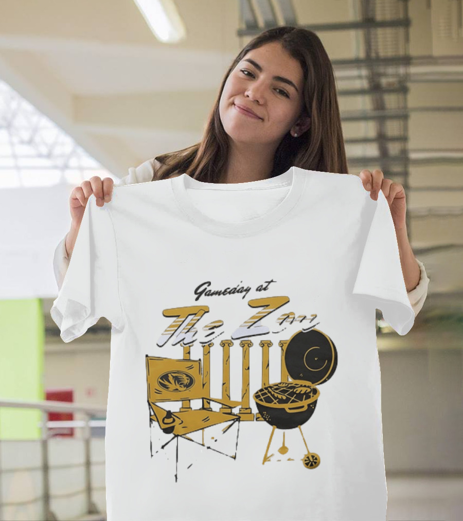 Missouri Tigers Gameday Tailgate At The Zou Football Grill Chair T-Shirt