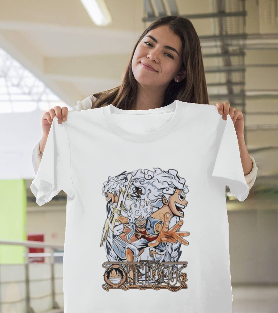 Monkey D Luffy Gear Five One Piece Anime Manga Adventure T-Shirt