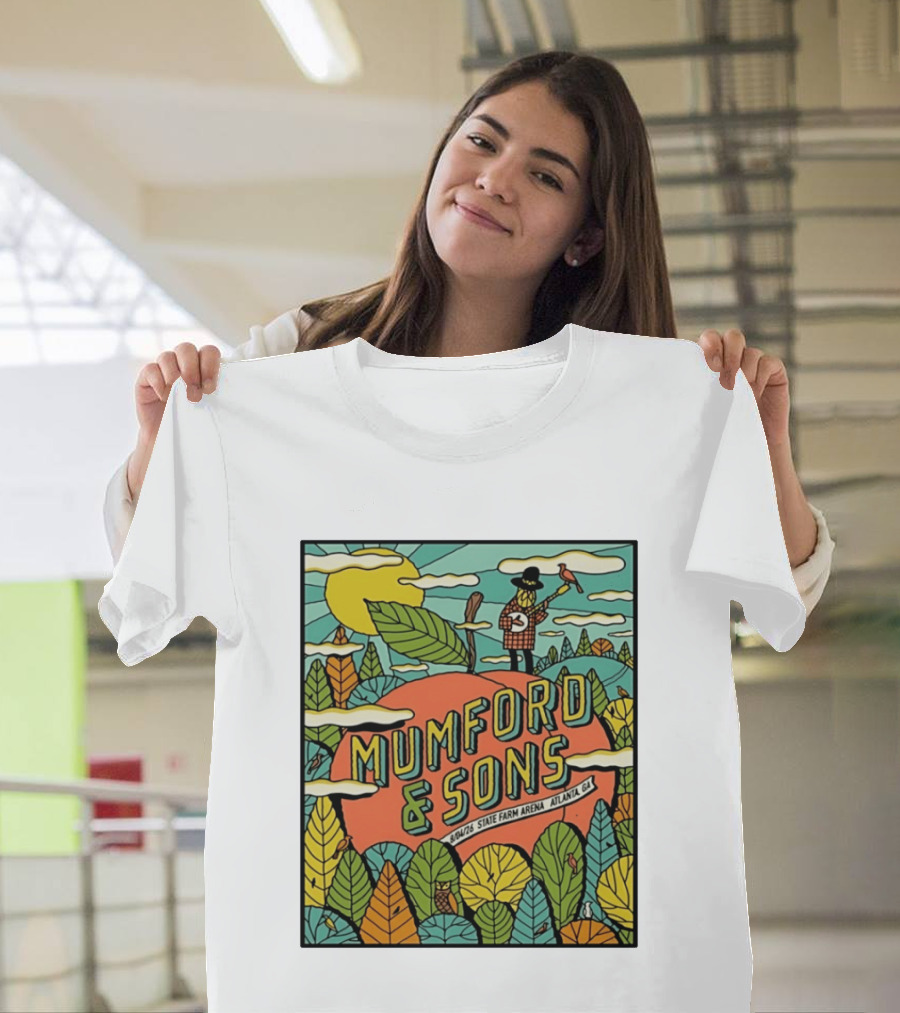 Mumford & Sons State Farm Arena Atlanta GA Concert 9/10/26 Sun Nature T-Shirt