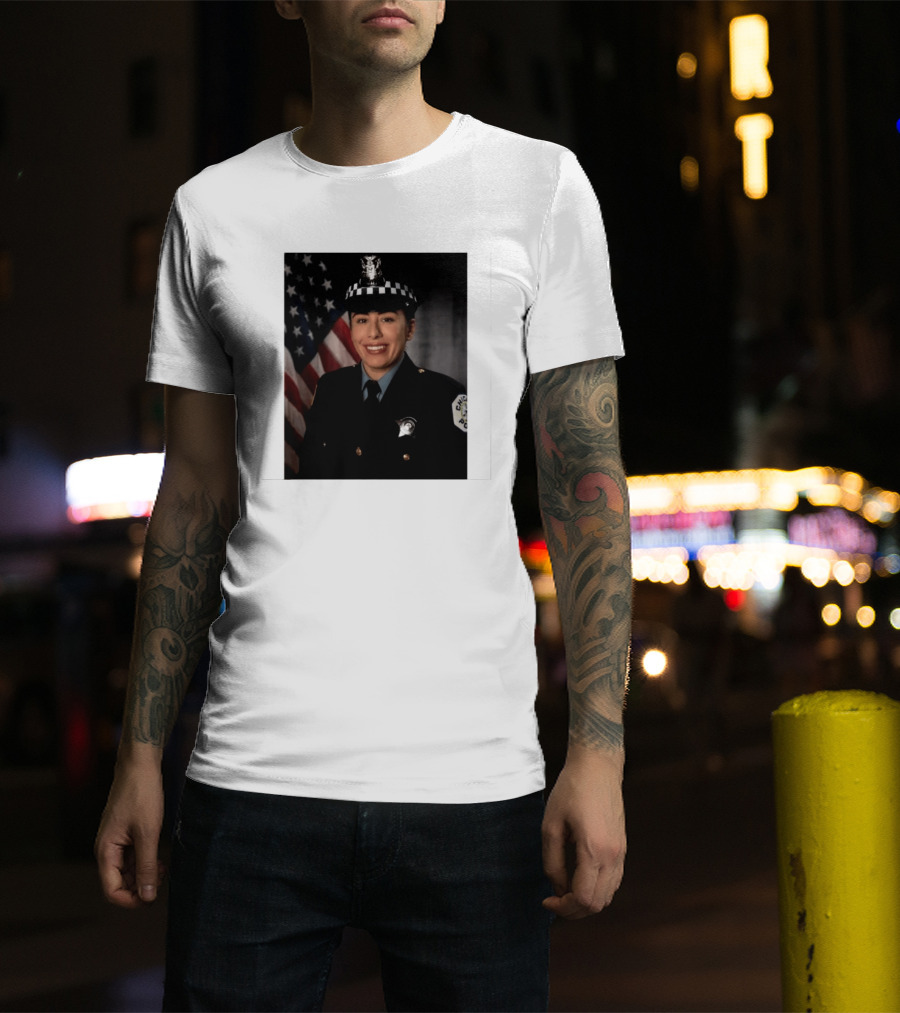 Never Forget Chicago Police Department Ella French Memorial Officer T-Shirt
