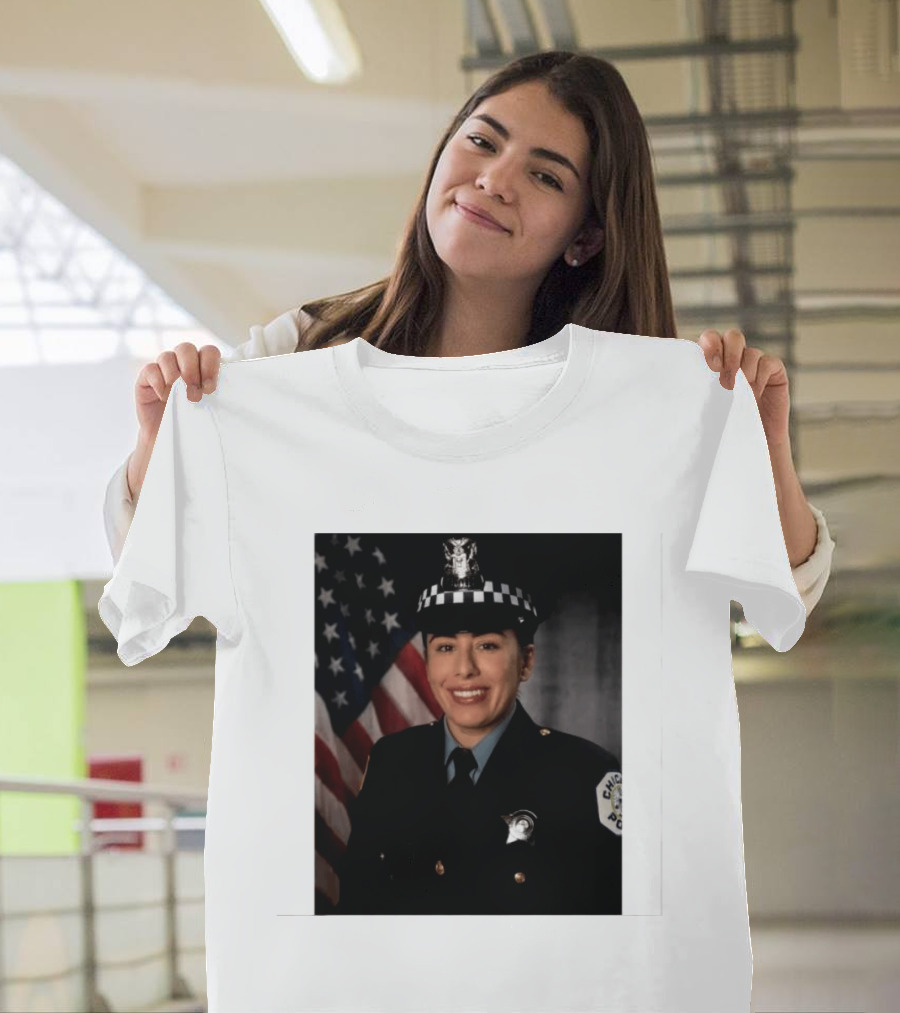 Never Forget Chicago Police Department Ella French Memorial Officer T-Shirt
