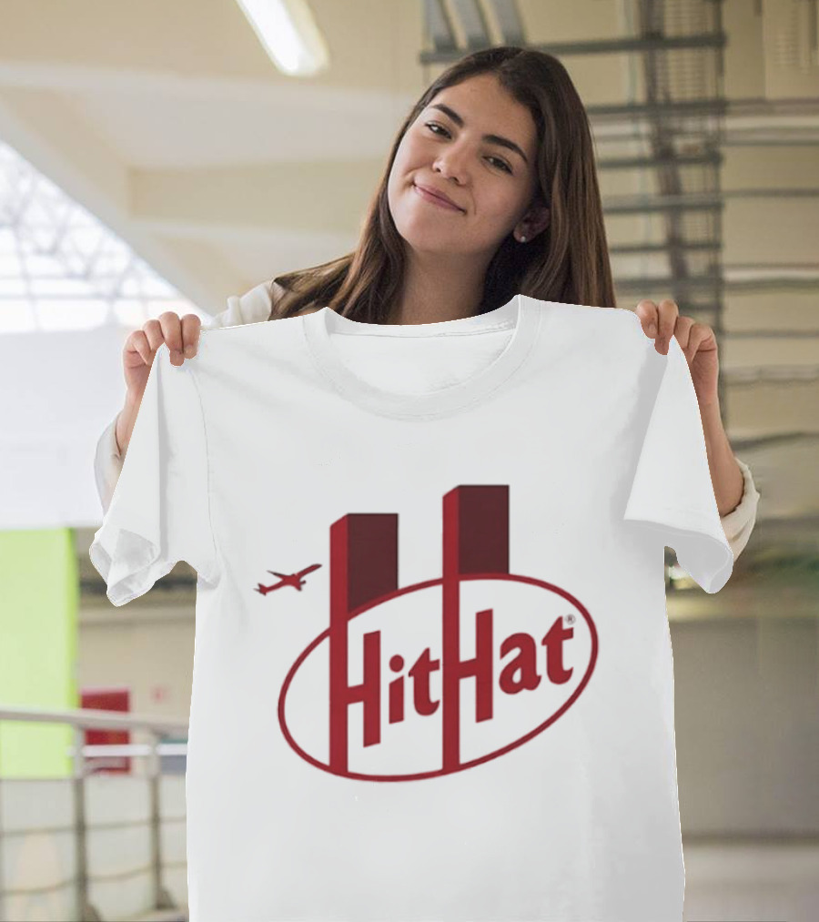 Hit Hat Twin Towers Incident Airplane T-Shirt