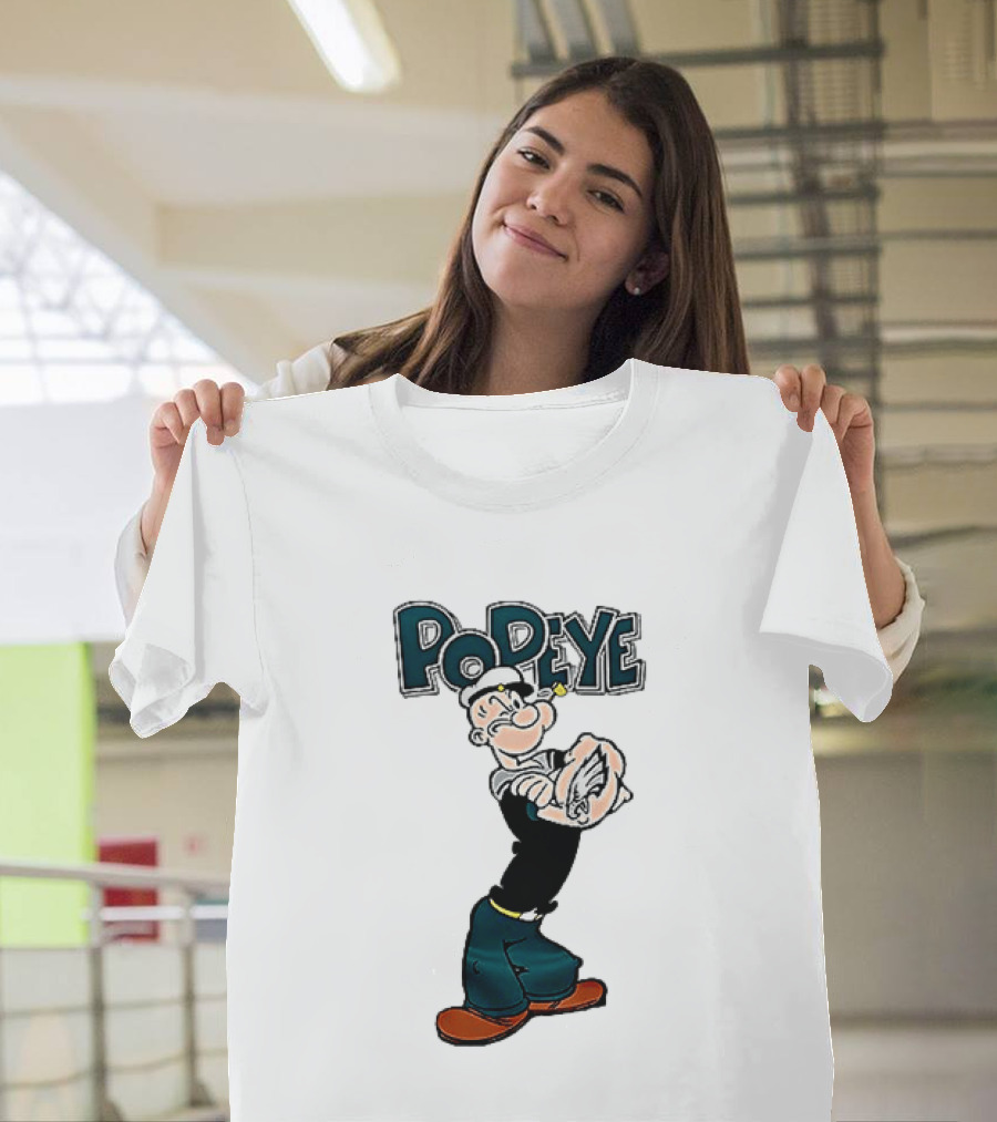 Philadelphia Eagles X Popeye I Yam What I Yam An Thats All I Yam T-Shirt
