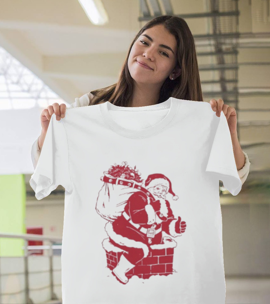 Trending Santa Claus Chimney Merry Christmas T-Shirt
