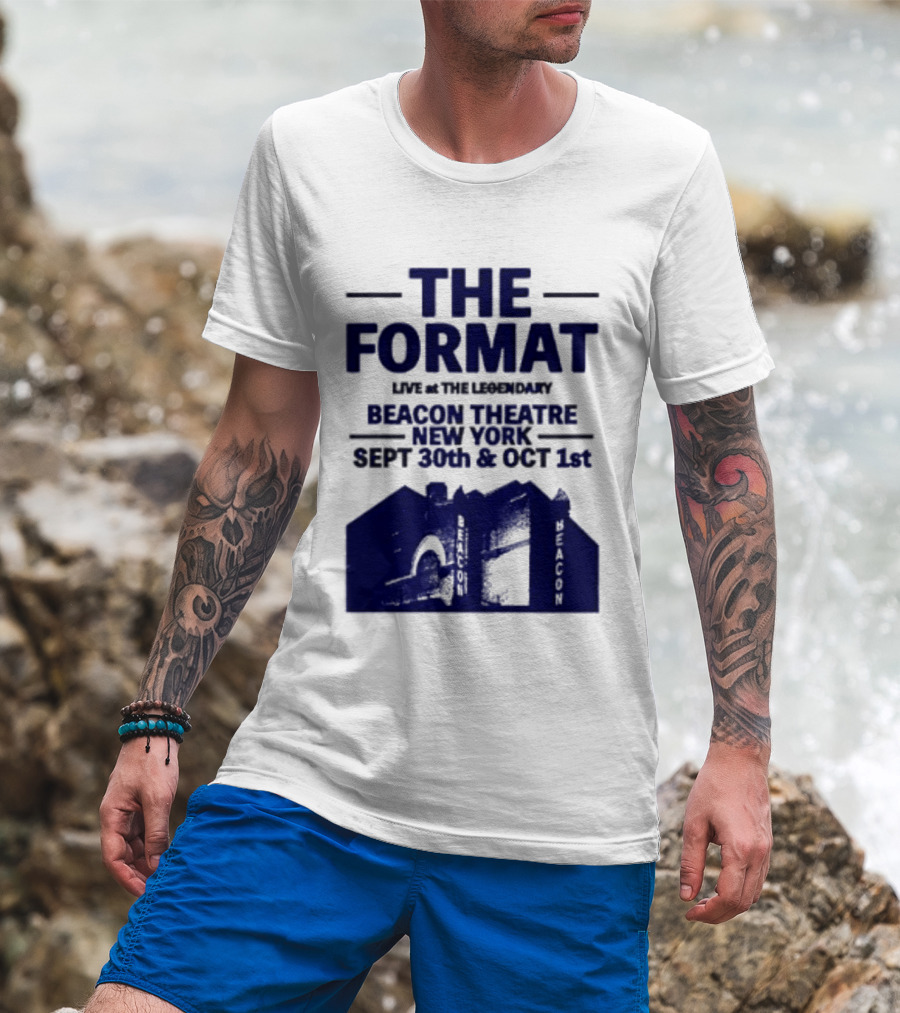 The Format Live At The Legendary Beacon Theatre New York Sept 30th & Oct 1st T-Shirt