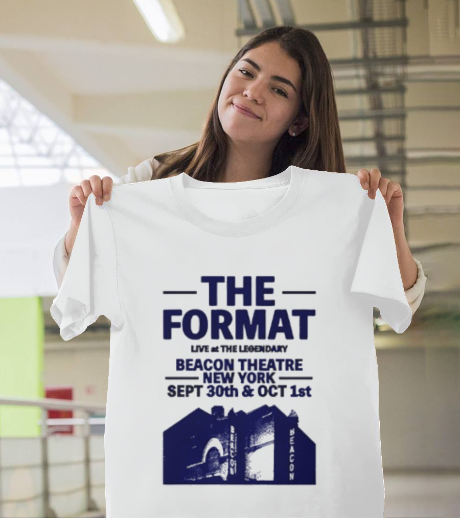 The Format Live At The Legendary Beacon Theatre New York Sept 30th & Oct 1st T-Shirt