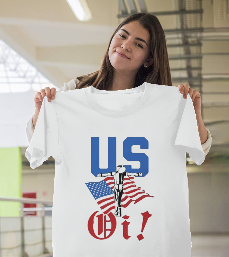 US Oi American Flag Punk Rock Skinhead Culture T-Shirt