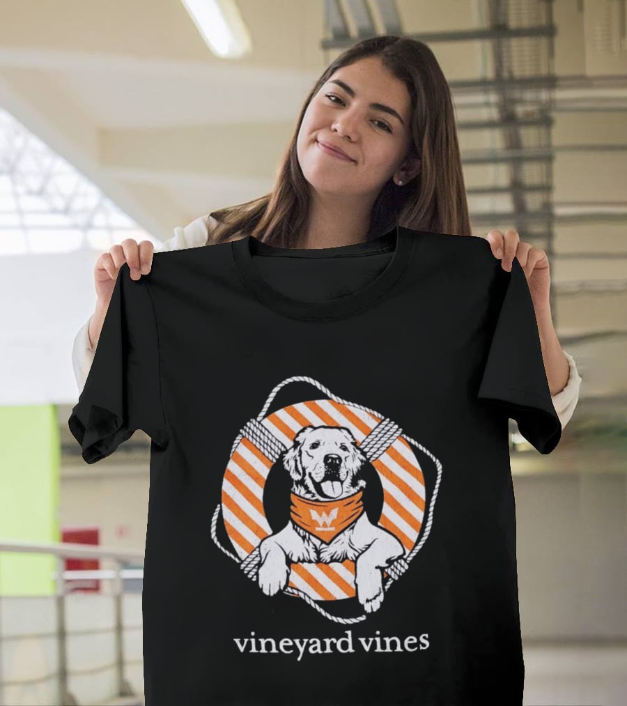 Vineyard Vines Golden Retriever Life Preserver T-Shirt