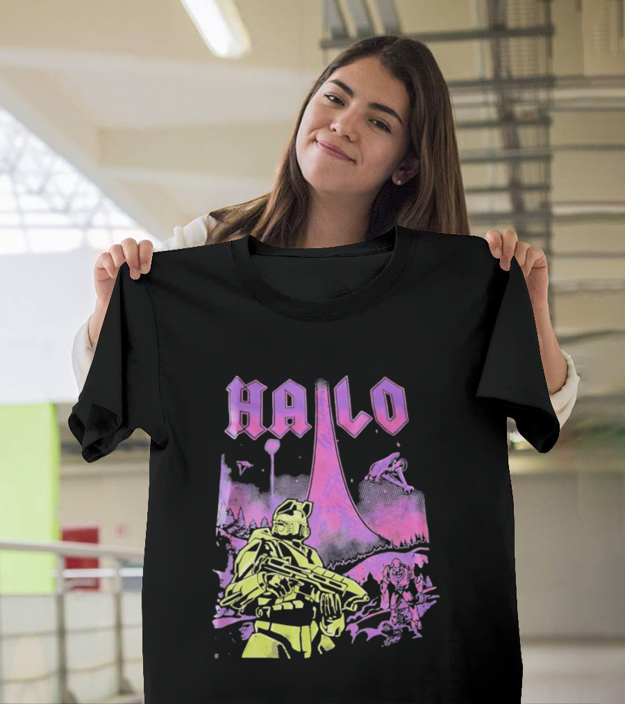 Halo Master Chief Retro Gaming Xbox T-Shirt
