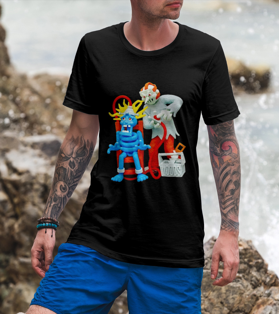 Friday The 13th Jason Voorhees Electrocution Scene Woods T-Shirt