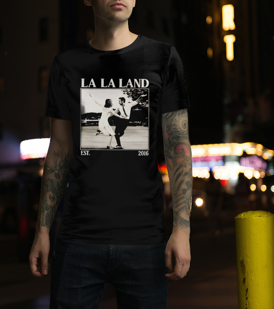 La La Land Est 2016 Dance Scene Emma Stone Ryan Gosling T-Shirt