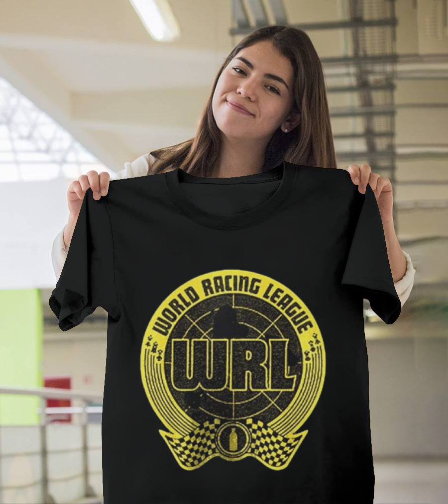 World Racing League WRL Racing Checkered T-Shirt