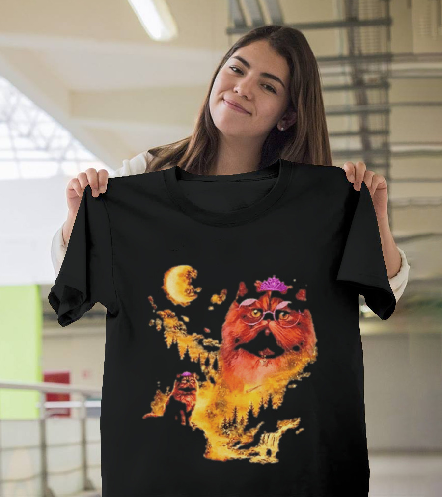 Princess Donut Cat Lover Moon Fantasy T-Shirt