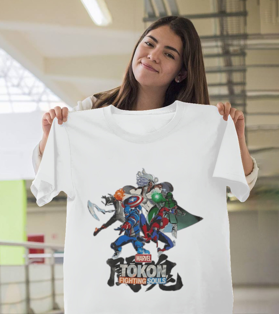 Marvel Captain America Tokon Fighting Souls T-Shirt
