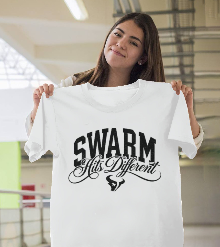 Swarm Hits Different Training Camp Texans T-Shirt