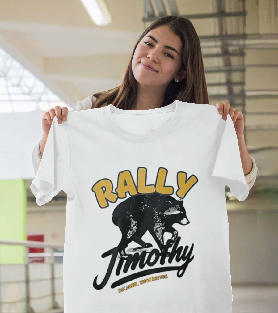 Rally Timothy Ballard Washington Black Raccoon T-Shirt