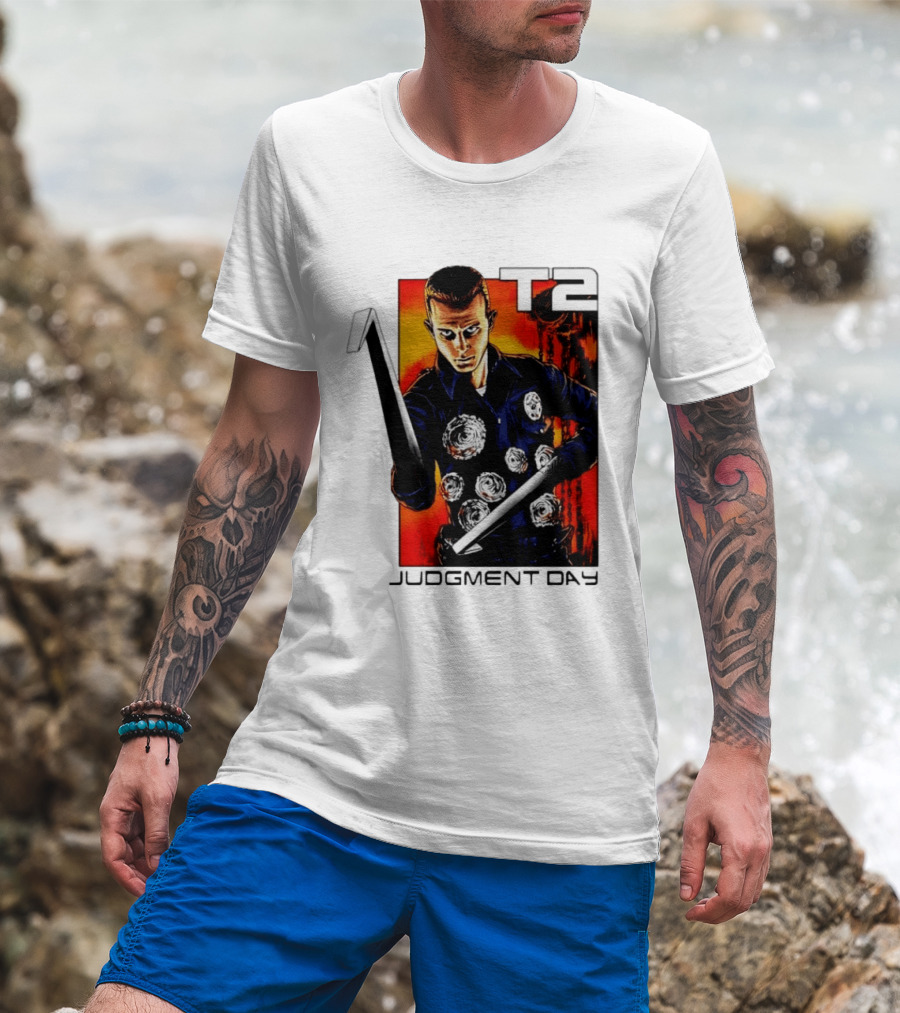 T2 Judgment Day 1000 Iconic Scene T-Shirt