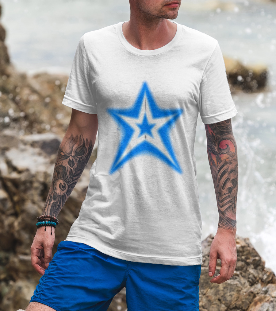 Karol G Store Matadora Zip Blue Star Starfish T-Shirt