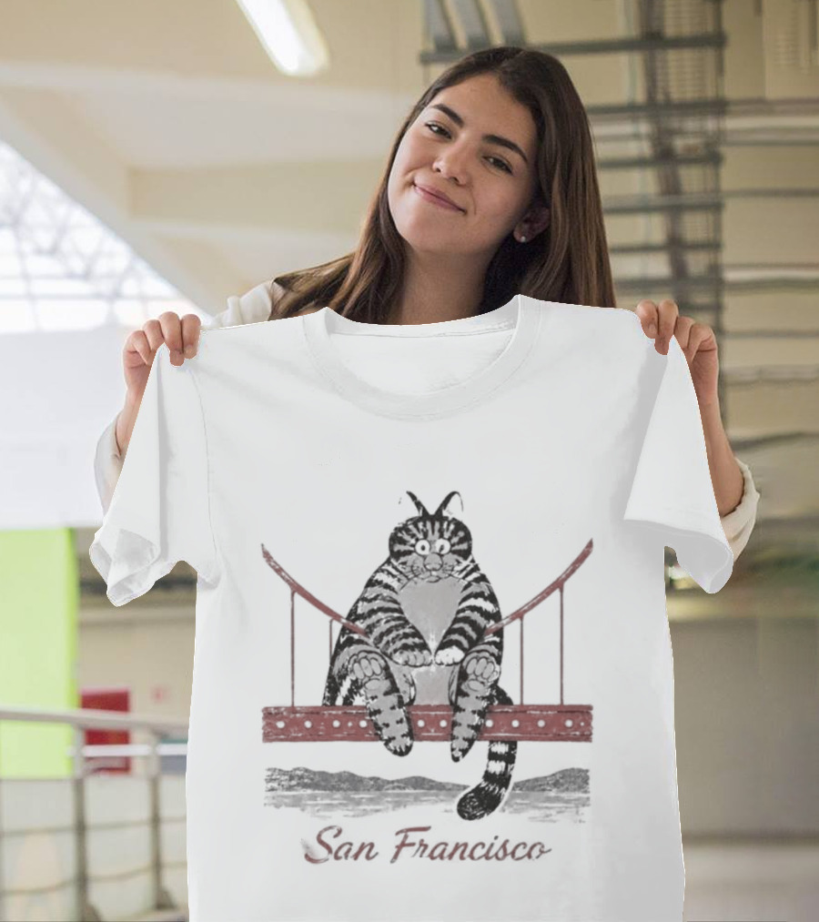 Project Hail Mary Cat Golden Gate Bridge San Francisco T-Shirt