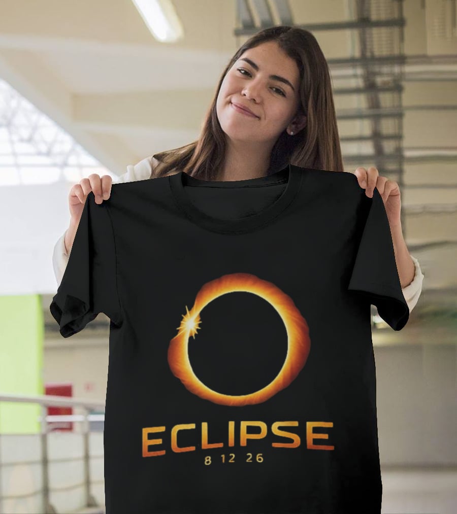Eclipse 8 12 26 Solar Event August 12 2026 T-Shirt