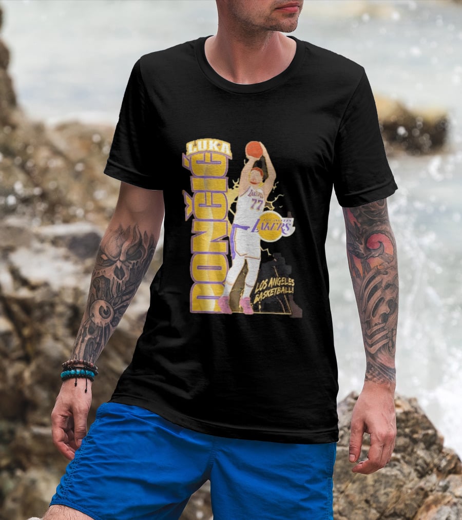 Los Angeles Lakers Luka Dončić Basketball 77 T-Shirt