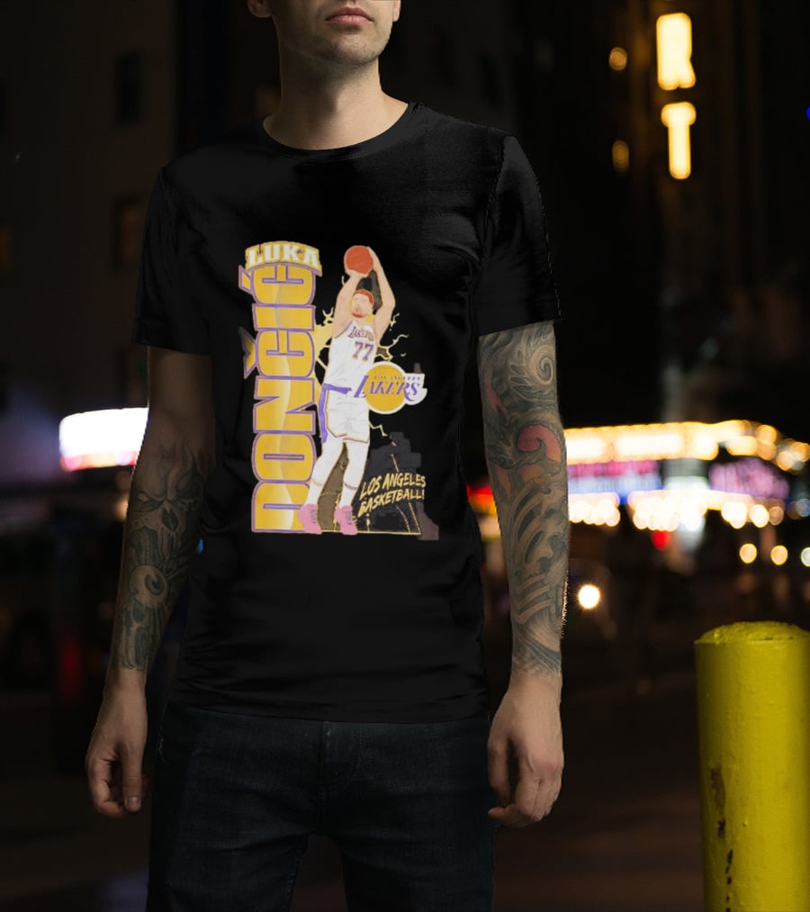 Los Angeles Lakers Luka Dončić Basketball 77 T-Shirt