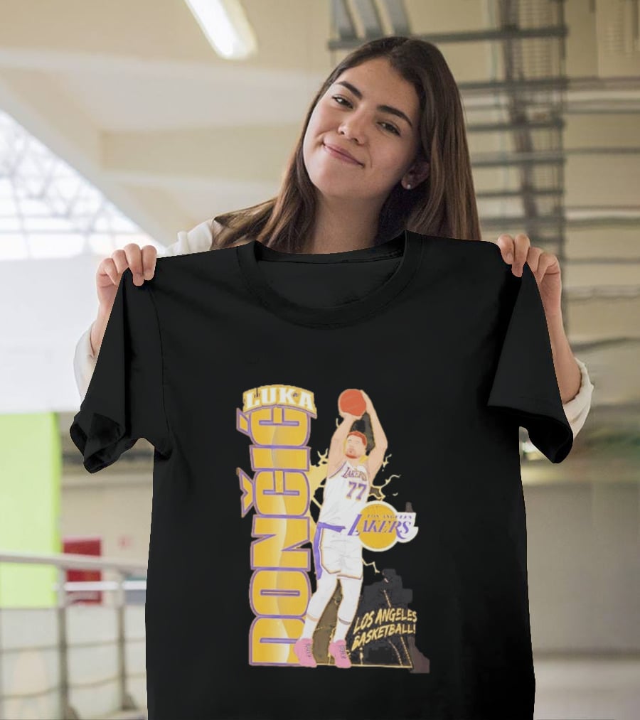 Los Angeles Lakers Luka Dončić Basketball 77 T-Shirt