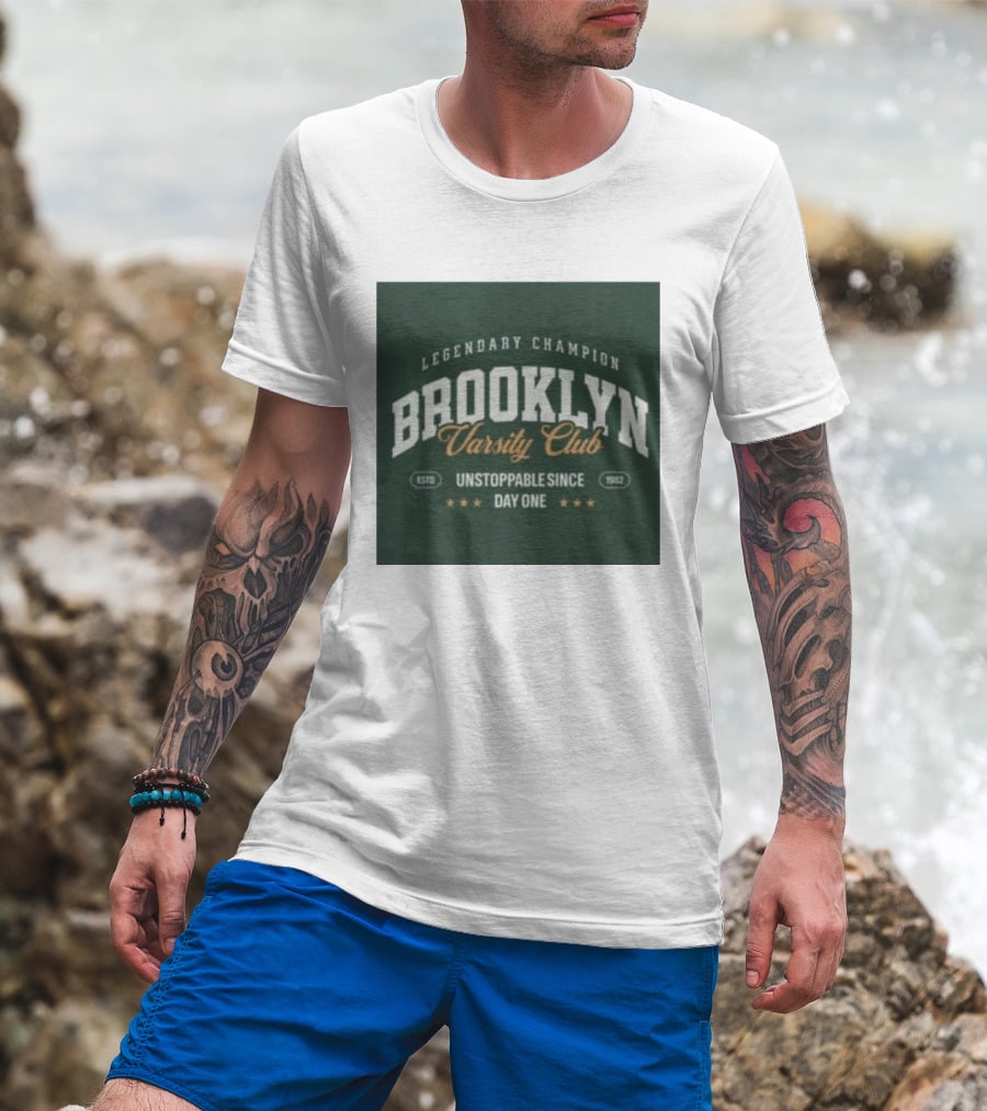 Brooklyn Varsity Club Legendary Champion Unstoppable Since Day One 1982 T-Shirt