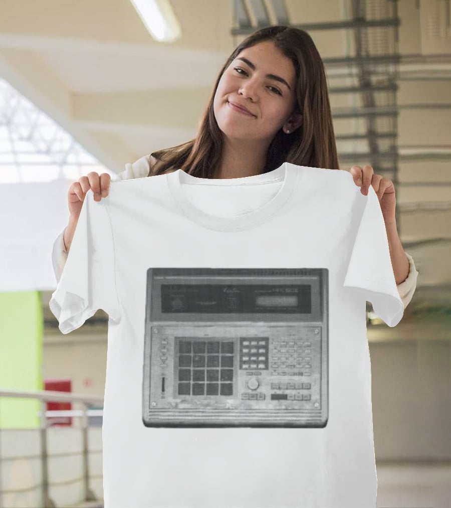 DJ Shadow Store Mo'wax Akai MPC Sequencer White T-Shirt