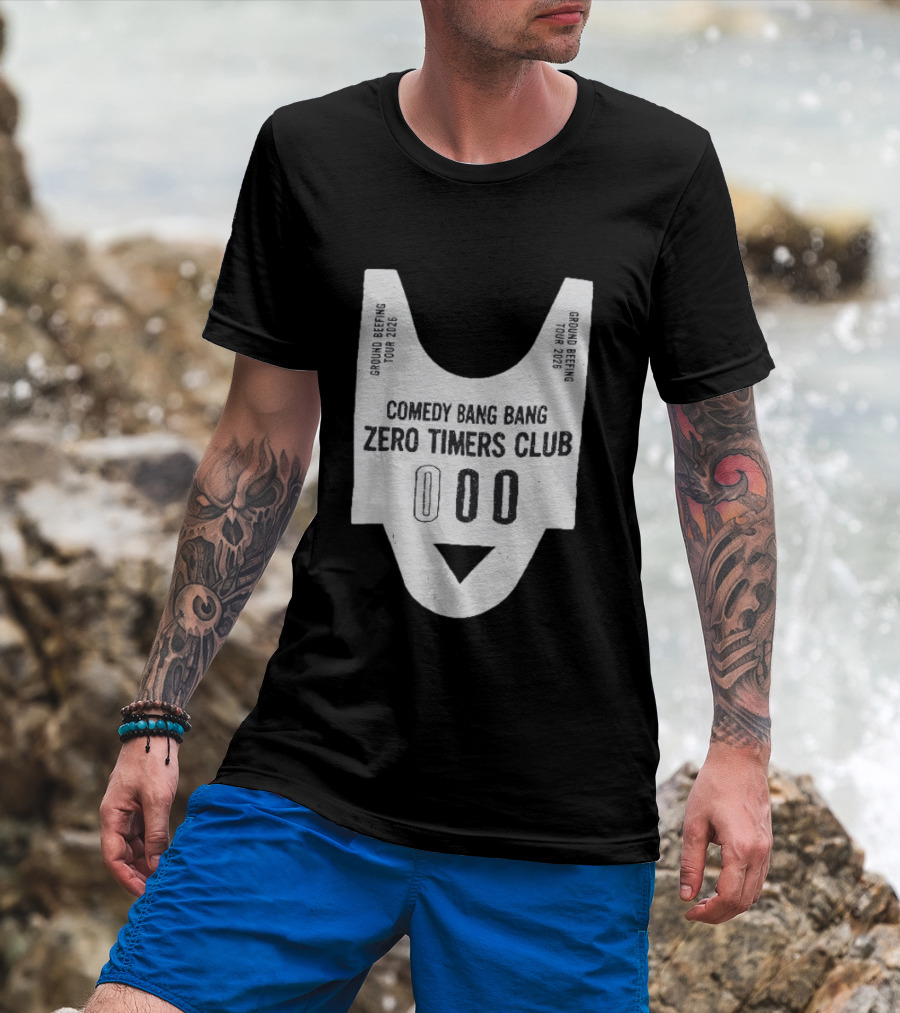 Comedy Bang Bang Zero Timers Club Ground Beefing Tour 2026 T-Shirt