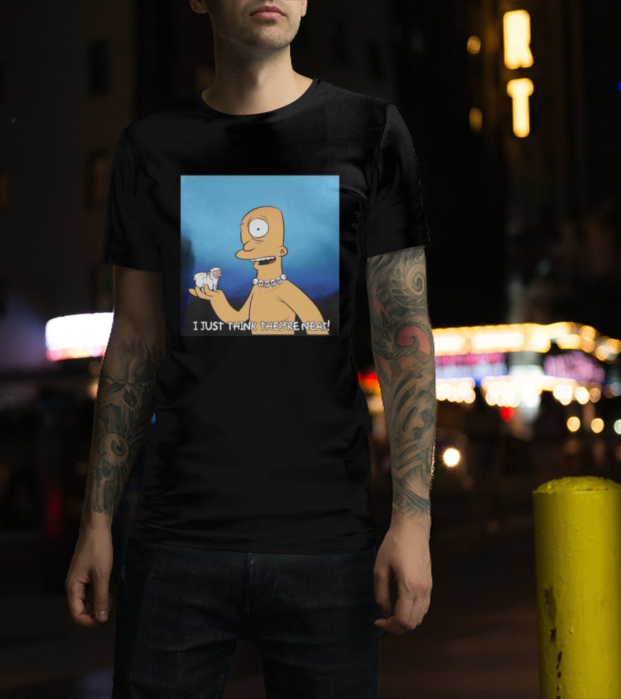 Odyssey The Cyclops I Just Think They're Neat Funny Cartoon T-Shirt