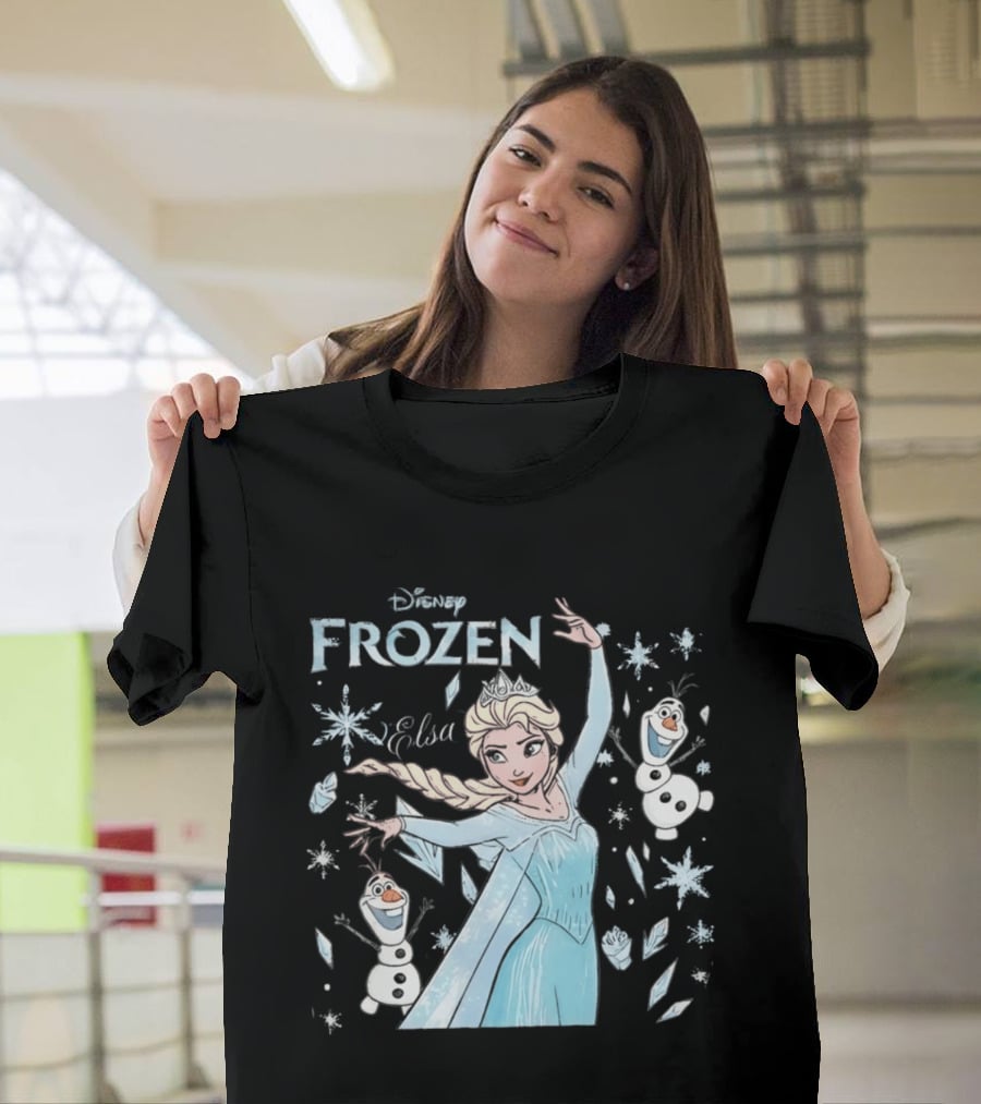 Disney Frozen Elsa Olaf Snow Queen T-Shirt