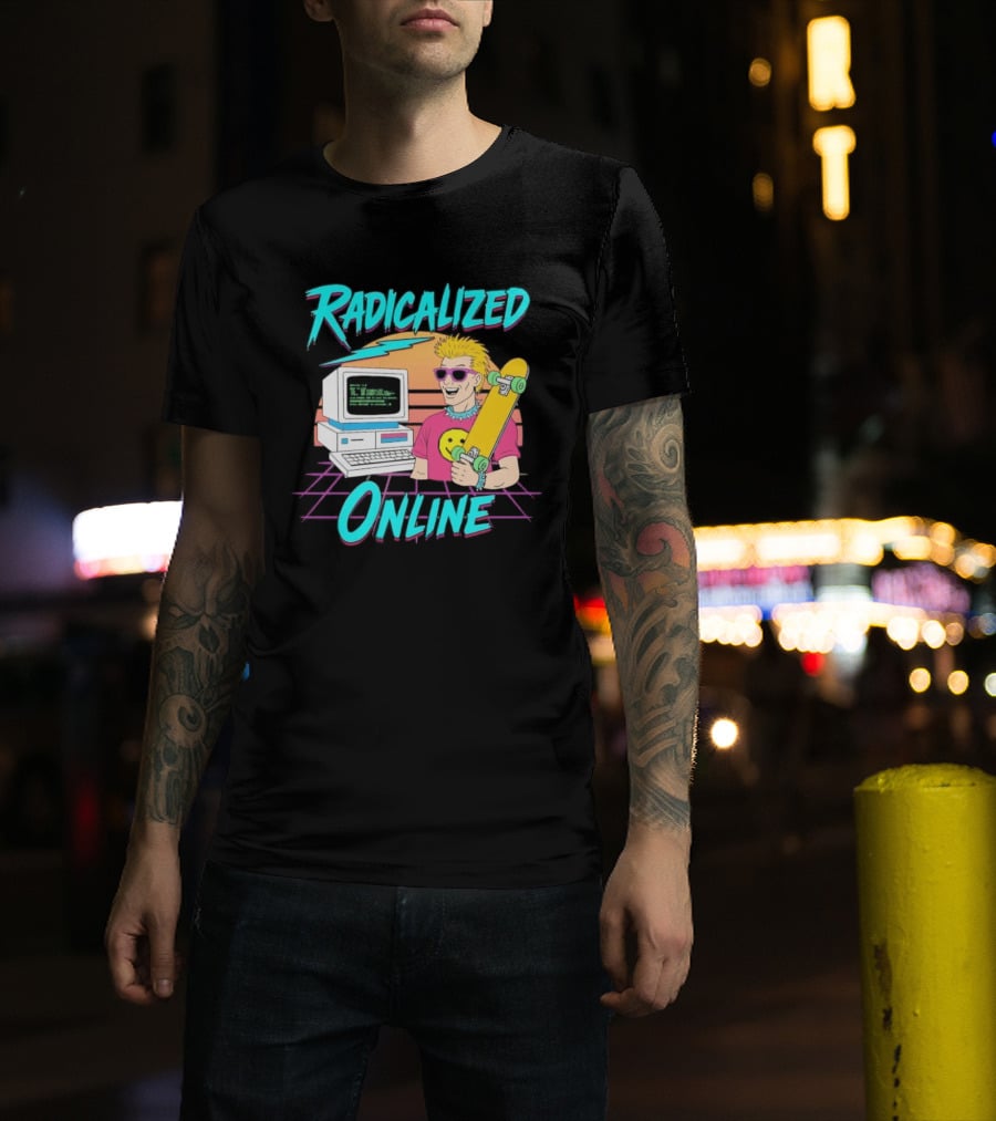 Radicalized Online Skater Computer T-Shirt