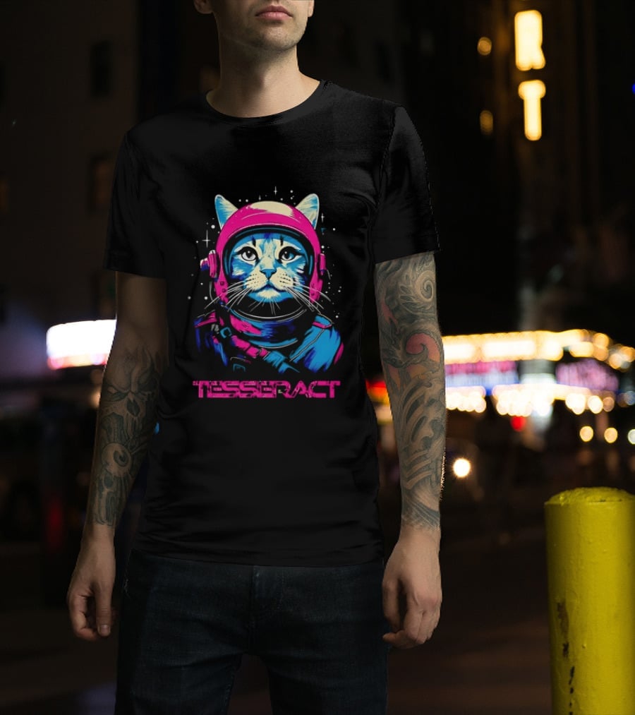 TesseracT Cosmic Cat Astronaut T-Shirt