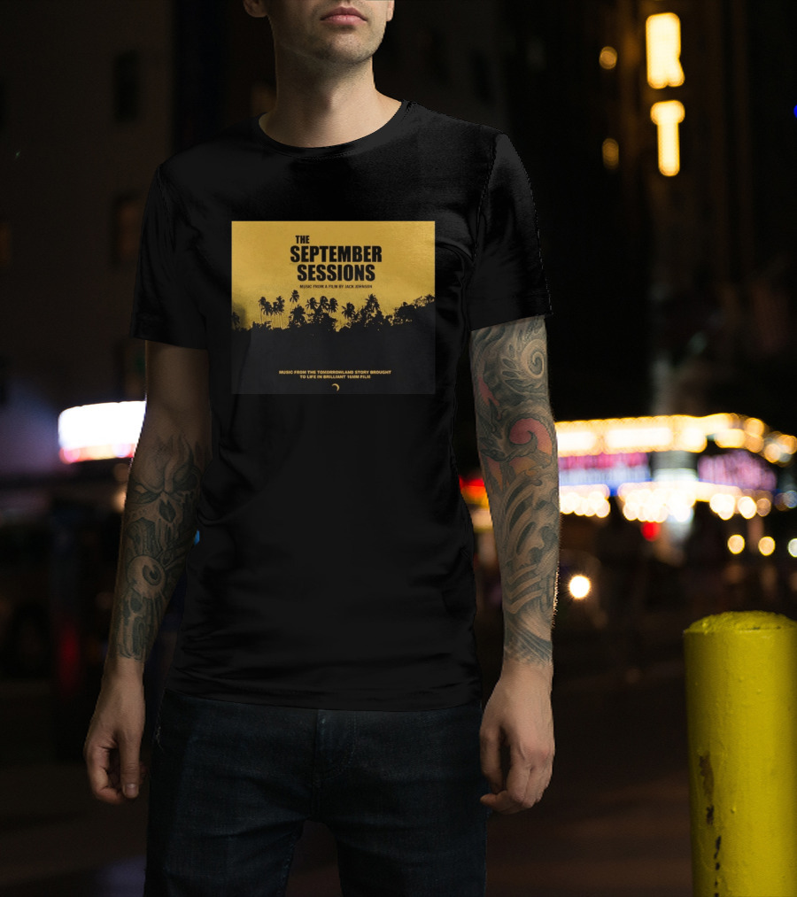 The September Sessions Music From A Film By Jack Johnson Tomorrowland Story 16mm Film T-Shirt