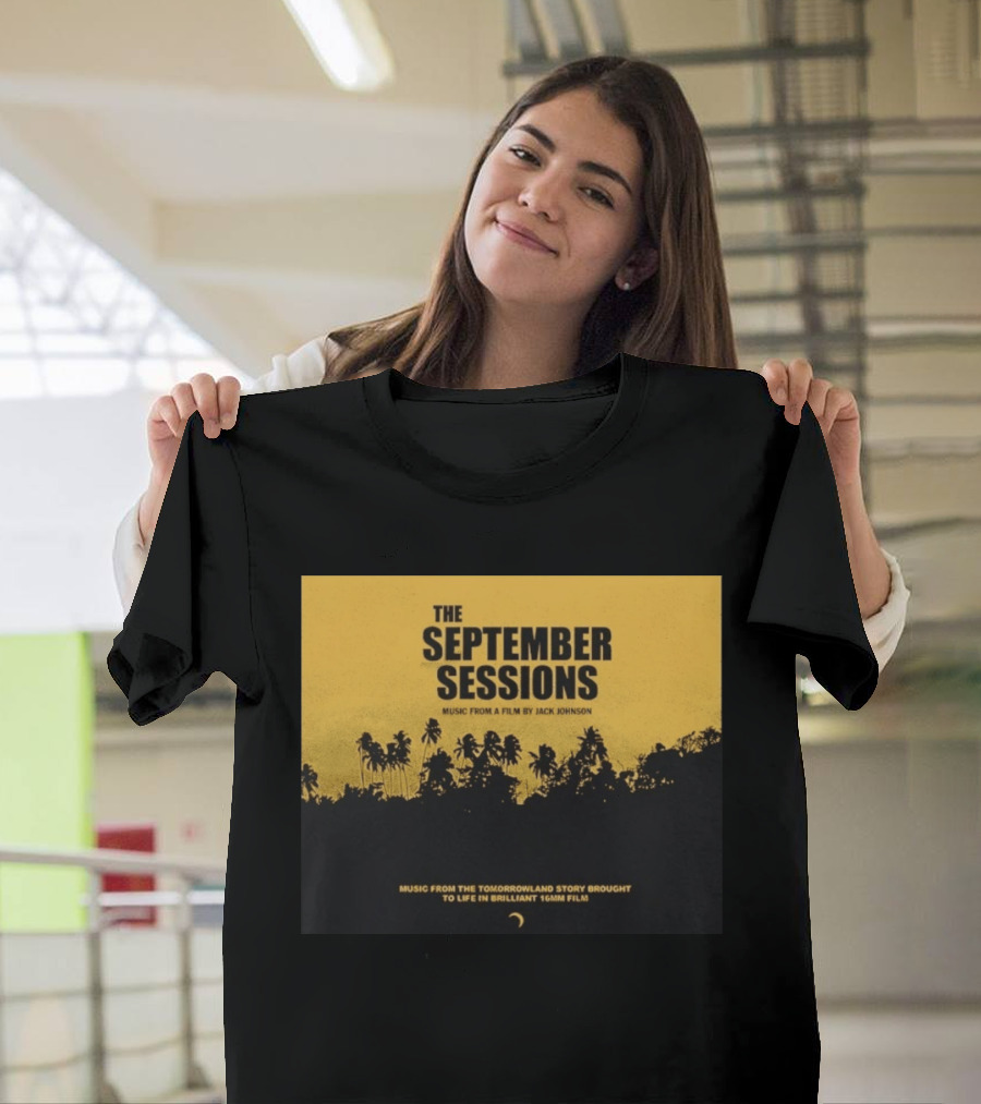 The September Sessions Music From A Film By Jack Johnson Tomorrowland Story 16mm Film T-Shirt