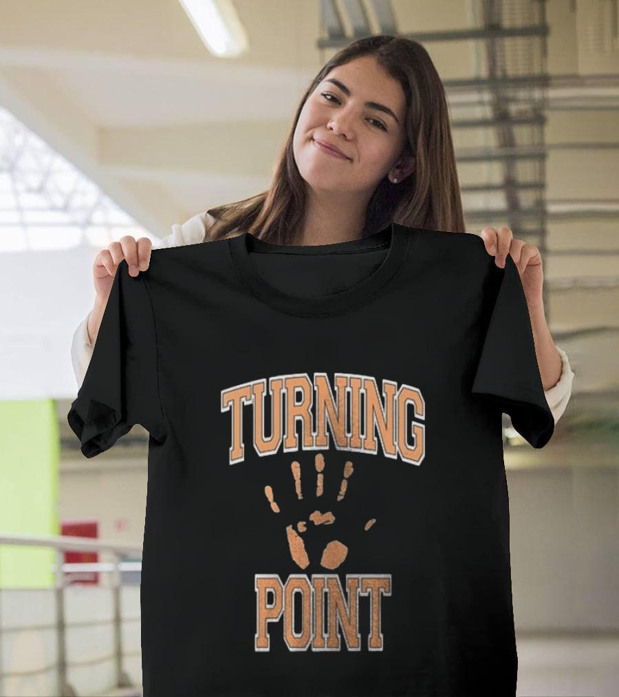 Turning Point Handprint Motivation Dawn Darkness T-Shirt